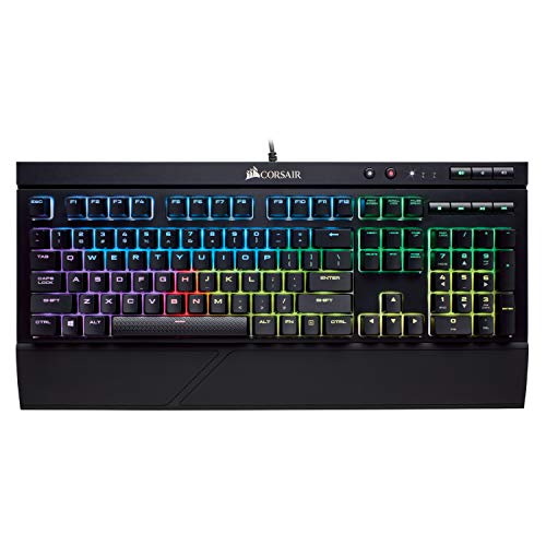 Book Cover Corsair K68 RGB Mechanical Gaming Keyboard, Backlit RGB LED, Dust and Spill Resistant - Linear & Quiet - Cherry MX Red