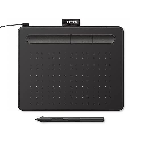 Book Cover Wacom Intuos Small Graphics Drawing Tablet, includes Training & Software; 4 Customizable ExpressKeys Compatible With Chromebook Mac Android & Windows, drawing, photo/video editing, design & education