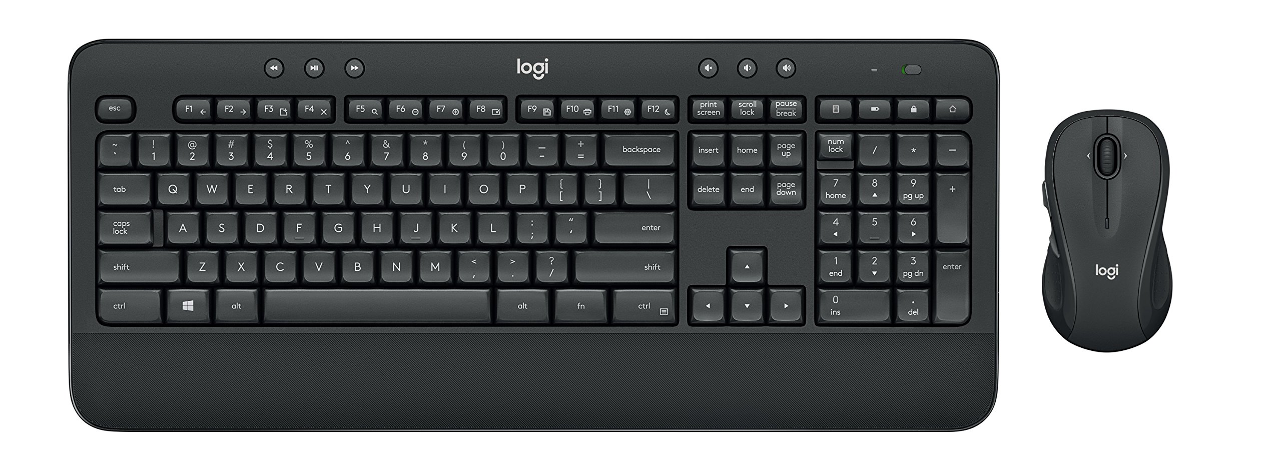 Book Cover Logitech MK545 Advanced Wireless Keyboard and Mouse Combo MK545 Keyboard and Mouse