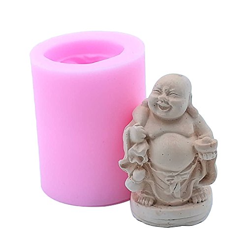 Monqui Buddha Silicone Mold for Handmade Soap, Crafts, Candle, Chocolate, Muffins, Ice