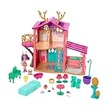 Mattel Enchantimals Cozy Deer House (~2ft) with Danessa Deer Doll (6-in) Playset
