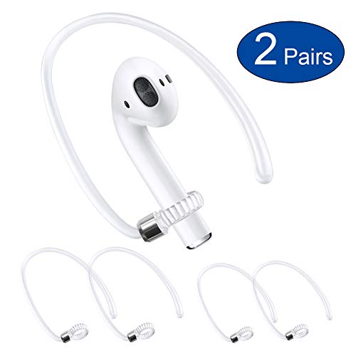 NAHAI Compatible AirPods Accessories Strap, Adjustable Ear Hooks Holders for AirPods Wireless Headset Crystal Clear
