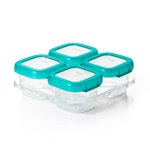 Book Cover OXO Tot Baby Blocks Freezer Storage Containers (4 Oz)