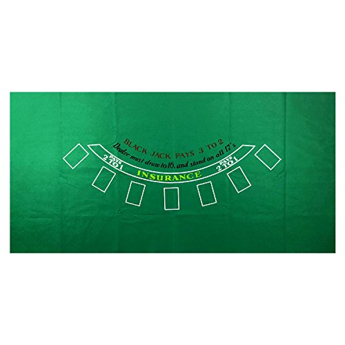 Yuanhe 36" x 72" Roulette Casino Table Felt Layout