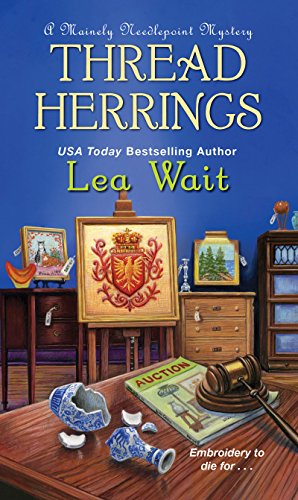 Book Cover Thread Herrings (A Mainely Needlepoint Mystery Book 7)