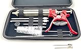 Hold Your Horses BBQ Marinade Meat Injector Gun Kit with CASE, Cleaning Brushes, 2 oz Large Capacity Barrel and 4 Professional Commercial Grade Stainless Needles