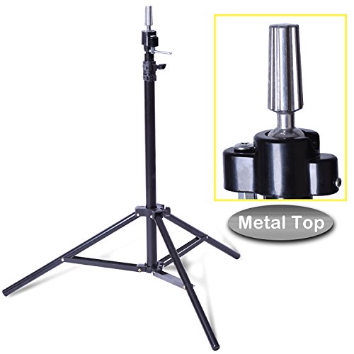 Book Cover Smilco Adjustable Wig Mannequin Head Tripod Stand for Hairdressing Cosmetology Enhanced Version Training Head Tripod Stand (Classic)
