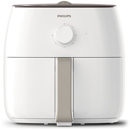 Philips Twin TurboStar Technology XXL Airfryer  with Fat Reducer, Analog Interface, White, 3lb/4qt-  HD9630/28
