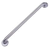 Amazon Basics Bathroom Handicap Safety Grab Bar, 42 Inch Length, 1.25 Inch Diameter, 500LBs Capacity, ADA Compliant, Stainless Steel