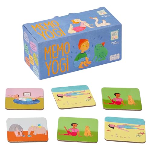 YOGi FUN - Memo Yogi Educational Yoga Memory Game, Fun Memory Game for Kids, Matching Game for Girls and Boys Ages 5 and Up