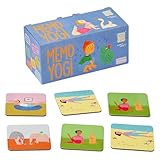 YOGi FUN - Memo Yogi Educational Yoga Memory Game, Fun Memory Game for Kids, Matching Game for Girls and Boys Ages 5 and Up
