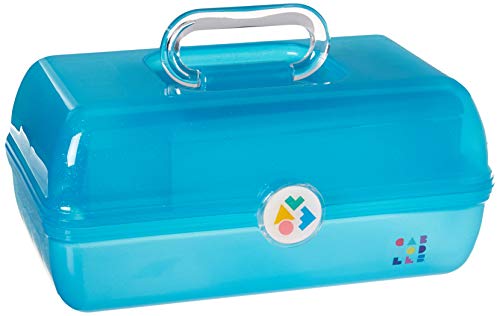 Caboodles On-The-Go Girl Robin's Egg Sparkle Jellies Vintage Case, 1 Lb