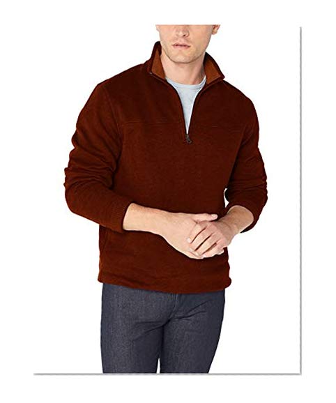 Arrow 1851 Men's Sueded Fleece 1/4 Zip Sweater