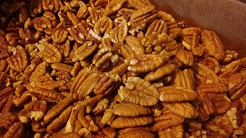 Organic Practice Raw Unpsrayed Fresh Shelled Texas Papershell Junior Mammoth Pecan Halves 2 lb