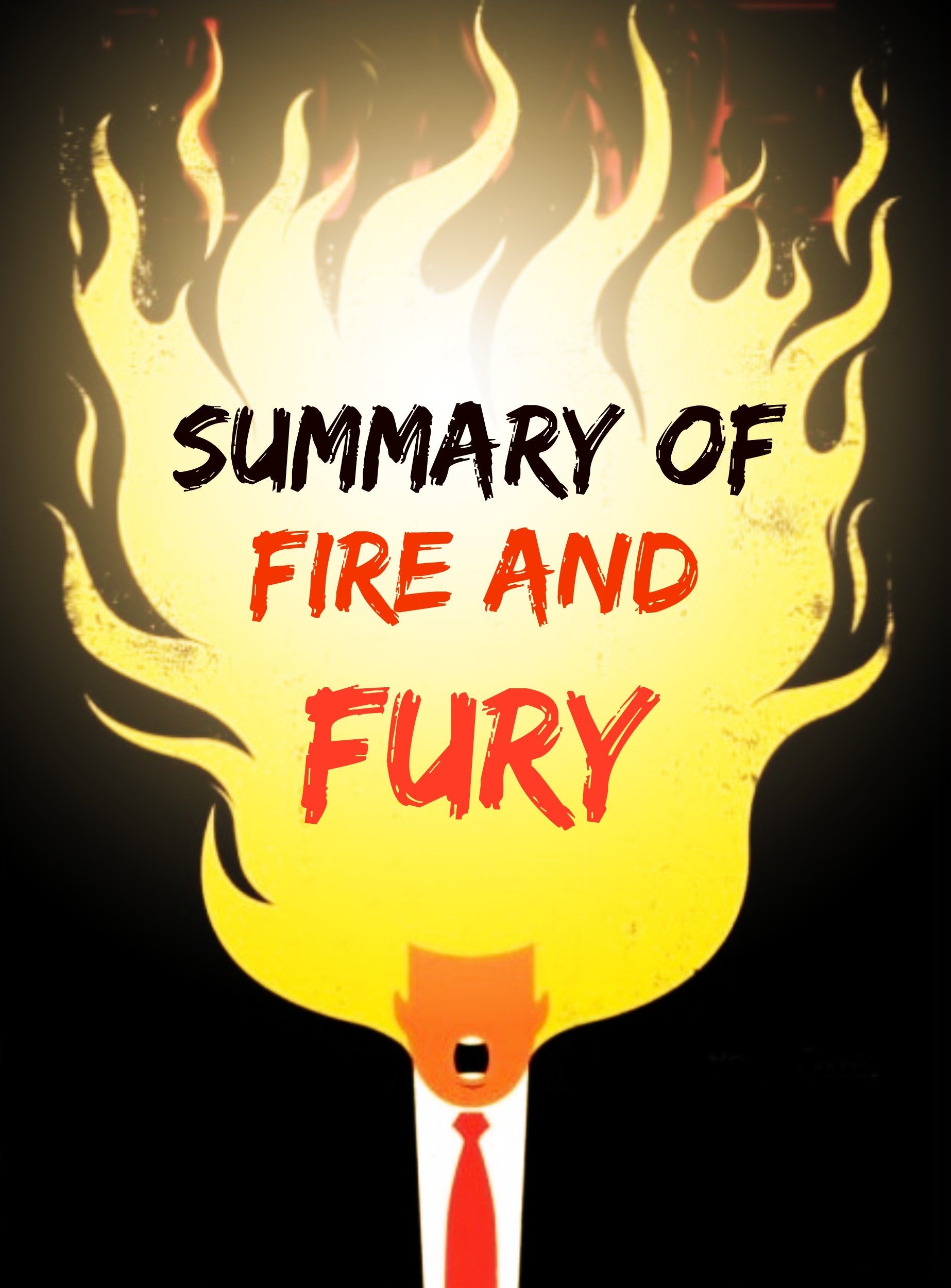Book Cover Summary of Fire and Fury: The Trump Book