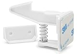 [12-Pack] Invisible Baby Proofing Cabinet Locks - No Drill Child Safety Drawer Latches - Adhesive Childproof Latch for Cabinets, Kitchen & Furniture - Secure Toddler & Infant Safety No Tools Required