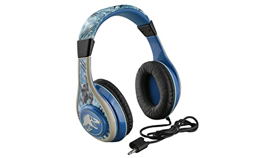 Jurassic World 2 Kids Headphones for Kids Adjustable Stereo Tangle-Free 3.5Mm Jack Wired Cord Over Ear Headset for Children Parental Volume Control Safe Perfect for School Home & Travel