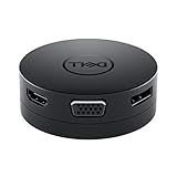 Dell USB-C Mobile Adapter (DA300), Black, DELL-DA300