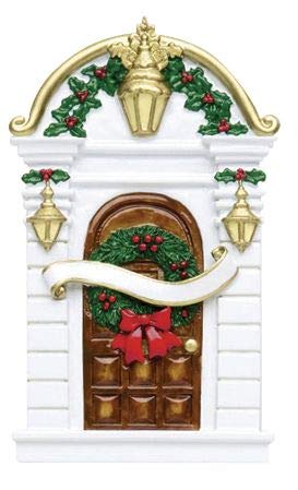 Book Cover Personalized New First Holly Door Home Christmas Ornament 2020