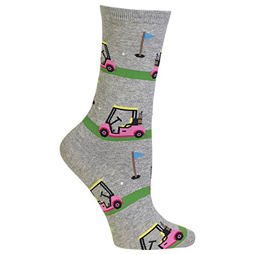 Hot Sox Womens Crew Socks, Golf Cart