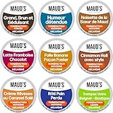 Maud's Decaf Coffee Pods Variety Pack, 80 ct, 9 Assorted Roasts & Flavors, Decaffeinated Medium Roast Coffee in Single Serve Pods - 100% Arabica Coffee, Compatible with Keurig K Cups Maker