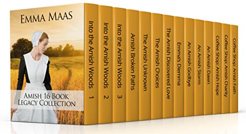 Book Cover Emma's Amish 16 Book Box Set (Amish Suspense and Romance): 16 Clean Amish Stories