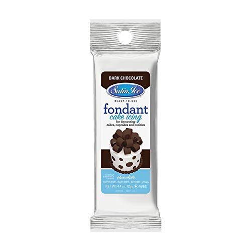 Satin Ice Dark Chocolate Fondant, 4 Ounces