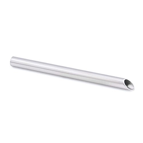 Book Cover Stainless Steel Receiving Tube for Piercing - 5mm ~ 4g, accepts needles up to 8g