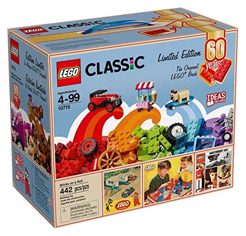 Book Cover LEGO Classic Bricks on a Roll 10715-60th Anniversary Limited Edition - 442 Pieces Exclusive