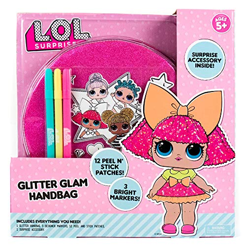 Book Cover L.O.L. Surprise! 84663 L.O.L. Surprise USA Craft Activity Kit/DIY Toy, Glitter Glam Bag by Horizon Group