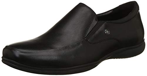 Hush Puppies Men's Enzo Bounce Slip On Black Leather Formal Shoes-8 (8546854)
