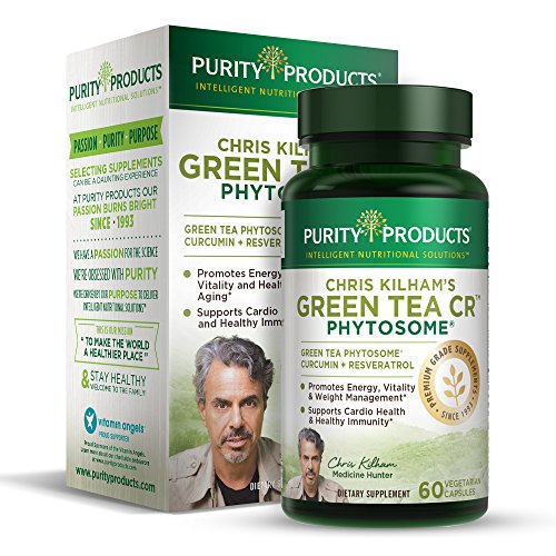 Book Cover Green Tea CR w/ Phytosome Technology for Boosted Bioavailability from Chris Kilham by Purity Products - 60 Capsules