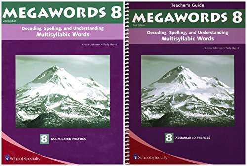 Book Cover Megawords 8 SET - Student and Teacher's Guide (Decoding, Spelling, and Understanding Multisyllabic Words)