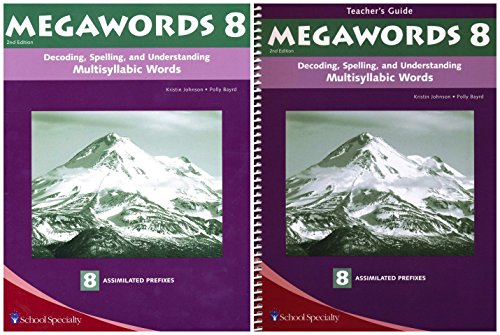 Megawords 8 SET - Student and Teacher's Guide (Decoding, Spelling, and Understanding Multisyllabic Words)