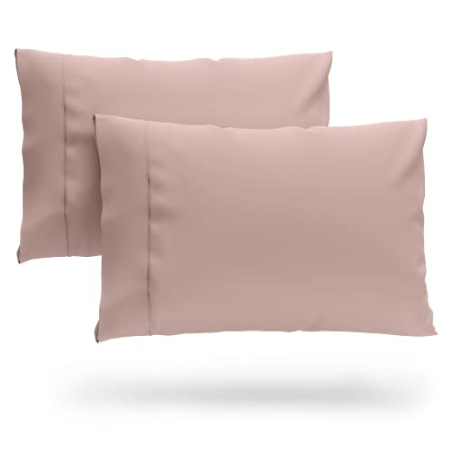 Book Cover Premium Bamboo Pillowcases - Standard, Taupe Pillow Case Set - Ulta Soft & Cool Hypoallergenic Blend From Natural Bamboo