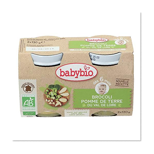 Babybio Petit Pot Brocoli/Pomme de Terre 4+ Mois 260 g - Lot de 3