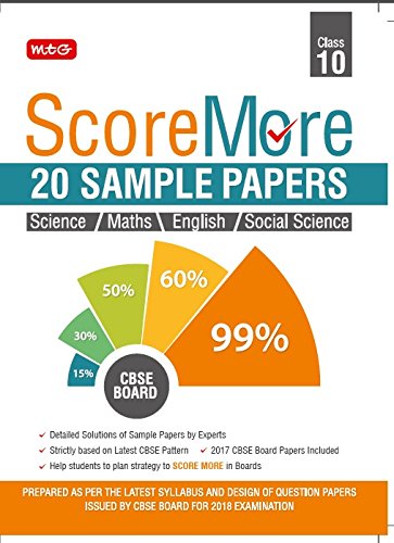 Score More - 20 Sample Papers in English, Maths, Science, S.St. (Class 10)