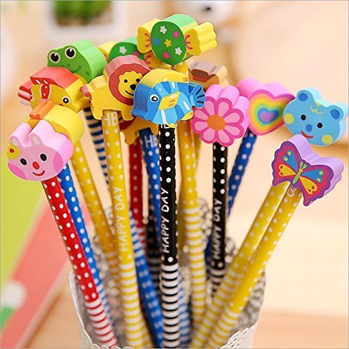 PARTEET Pack Of 12 Pencils, Thick Strong Grip Pencils, Suitable For School, Kids Art Drawing Drafting Sketching Shading, Black