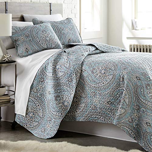 Book Cover Pure Melody Collection, Premium Quality, Soft, Wrinkle, Fade, & Stain Resistant, Easy Case, Oversized Quilt Cover Set with 1 Quilt Set and 2 Shams, King / California King, Aqua