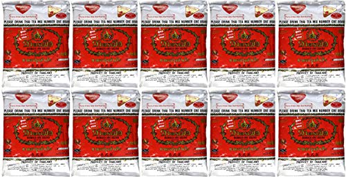 WHOLESALE 10 Bags Number One The Original Thai Iced Tea Mix 4,000 Gram - Number One Brand Imported From Thailand - Great for Restaurants That Want to Serve Authentic and Thai Iced Teas, 400g Bag
