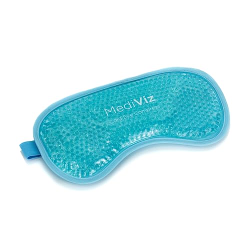MediViz Cooling Eye Mask for Puffy Eyes, Allergies, Sinuses