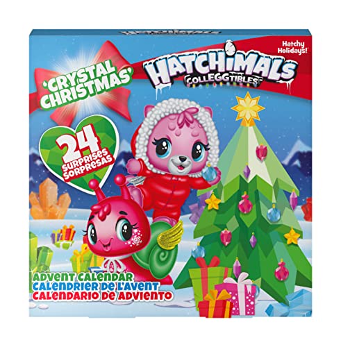 Book Cover Hatchimals CollEGGtibles, Advent Calendar with Exclusive Characters and Paper Craft Accessories, for Ages 5 and Up (Styles May Vary)