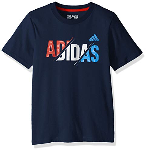 adidas Boys' Short Sleeve Graphic Tee Shirt