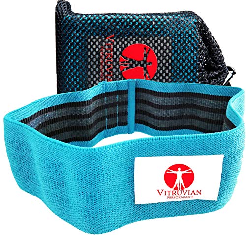 Vitruvian Performance Perfect No-Slip Booty Band V3x â€“ Exercise Resistance Band â€“ Grippy Hip Band Circle Loop with EZ-Stay Triple Grip Technology - Men and Women - Perfect Resistance for Hip Abduction