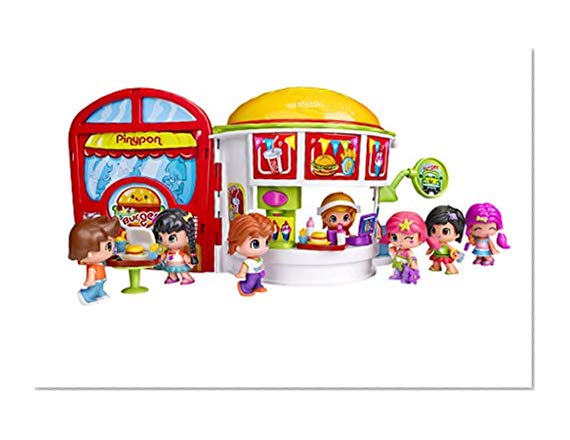 Pinypon - 700014344 - Restaurant Drive avec 1 Figurine de Serveuse (Famosa)