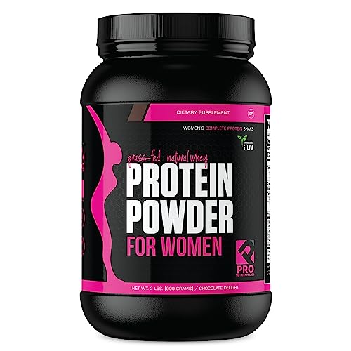 Book Cover PRO NUTRITION LABS Whey Protein Powder for Women - Supports Lean Muscle Mass - Low Carb - Gluten Free - Grass Fed and Rbgh Hormone Free Whey Protein Chocolate Powder (Chocolate Delight, 2 Lb)