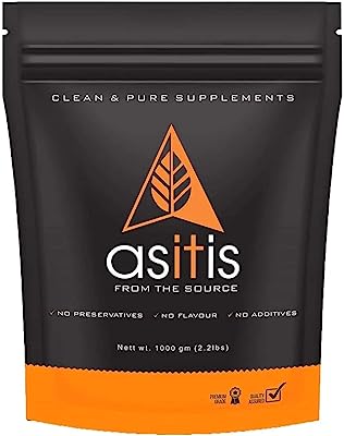 AS-IT-IS Nutrition Whey Protein Concentrate 80% Unflavoured, tested for purity (1kg)