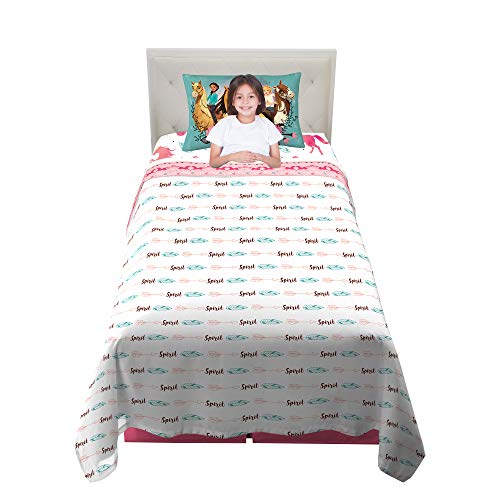 Book Cover Franco Kids Bedding Super Soft Sheet Set, 3 Piece Twin Size, Spirit Riding Free