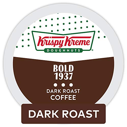 Krispy Kreme Doughnuts rich, Single Serve Coffee K-Cup Pod, Dark Roast, 24