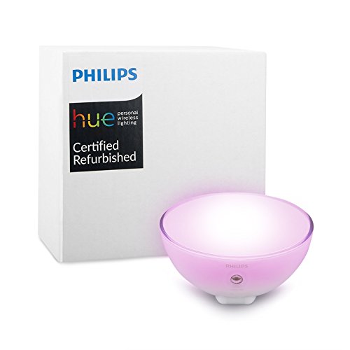 Book Cover Philips 7146060PH Hue Go Portable Dimmable LED Smart Light Table Lamp (Compatible with Amazon Alexa  Apple HomeKit, and Google Assistant) (Renewed)